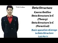 Array Operations Traversal Insertion Lab full explanation in C Data Structure