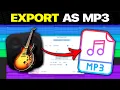 How to Export GarageBand Songs to MP3