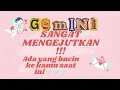 Lagu GEMINI ❤️ SANGAT MENGEJUTKAN , ADA YG BUCIN KE KAMU SAAT INI !!!