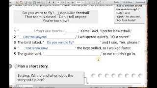 صفحة 34 و صفحة 35 انجليزي صف سادس كتاب التمارين فصل اول منهاج جديد 2025 قناة حياتنا التعليمية 