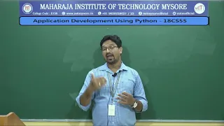 Histogram of Words Vth Sem CSE 18CS55 PYTHON Module 2 Session 07
