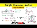 Simple Harmonic Motion - Complete Review of the Mass-Spring System