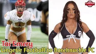Tai Emery on Signing Lingerie Football Onlyfans and Being an Electrician