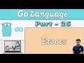 Learn Go Programming from Scratch - Part 25