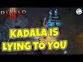 Must Know Season 28 Tip - Kadala is lying to you in Diablo 3 Alter of Rites