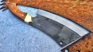 making a cleaver from a saw blade