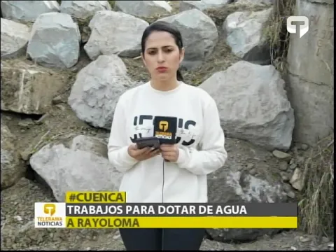 Trabajos para dotar de agua a Rayoloma