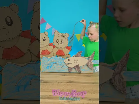 Petualangan Para Beruang! 🐻🌊 Ayo Bantu Mereka! 🦈😊