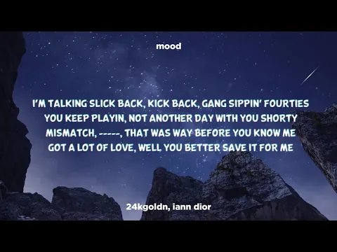 Download MP3 [1 Hour] 24kGoldn - Mood (Clean) ft. Iann Dior
