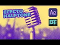 Retro Halftone Effect Tutorial - How to Achieve Halftones with After Effects