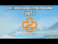 GE8151 BUILDING BLOCKS OF ALGORITHMS PROBLEM SOLVING AND PYTHON PROGRAMMING TAMIL UNIT1