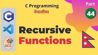 Recursion Recursive Functions C Programming Tutorials in Nepali
