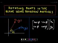 Rotating Points Using Rotation Matrices
