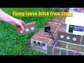 How To Fix Loose Brick From Steps