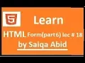 HTML form file upload hidden field Part lec