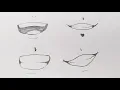 how to draw mouth how to draw anime mouth