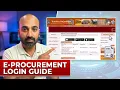 How to Login on eprocurement gov in Enroll DSC in eProcurement portal