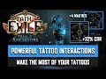 POE 3 22 Powerful Tattoo Jewel Interactions