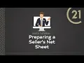 Preparing a Seller s Net Sheet