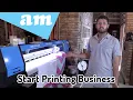 Start a Printing Business with Large Format Printer for ECO-Solvent UV and Sublimation Printing