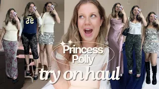 PRINCESS POLLY HAUL spring try on review sizing guide with discount code
