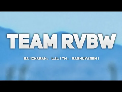 TEAM RVBW TRAILER