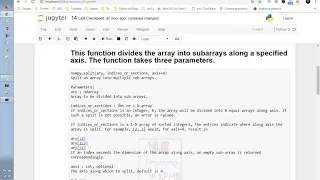 numpy split dsplit vsplit hsplit function in python 14