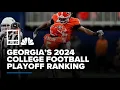 WATCH Georgia 2024-25 College Football Playoff ranking SEC Championship recap