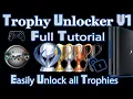 PS4 Trophy Unlocker V1 Full Tutorial Easily Unlock all Trophies