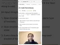 Valid Parentheses in JavaScript Full Tutorial Below