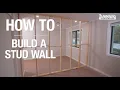 How To Build A Stud Wall - Bunnings Warehouse