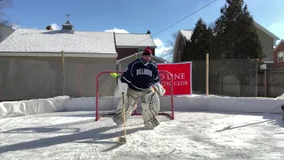 Goalie Basics - Scratch up the crease