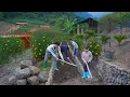AMAZING Off-Grid Upgrade! Cable Winch Moving Millions of Stones, Stone Garden Beds \u0026 Orange Harvest