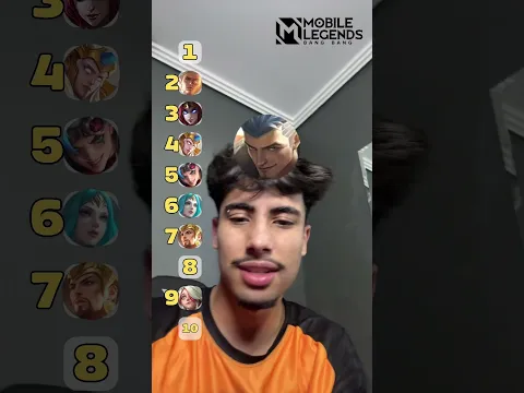 Tier List de heróis no MLBB!