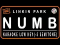 Download Lagu LINKIN PARK - NUMB - KARAOKE LOW KEY (-5 SEMITONE)