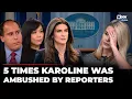 Karoline Leavitt Resigns Five Times Reporters Cornered Outgoing White House Press Secretary