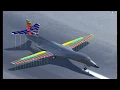 Silantro Unity3D Flight Simulator B1-B Lancer Flight Test Spoileron Controls