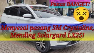 Download Review Menyesal pasang 3M Crystaline CR20, ganti kaca film Solargard LX25 kegelapan 50% Wuling Almaz MP3
