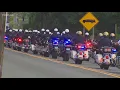 Neighbors gather to pay respects during procession for TFC Aaron Pelletier