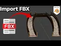 How to Import FBX File With Textures In Blender in 1 Minute