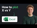 How to Plot X vs Y in Excel Step by Step