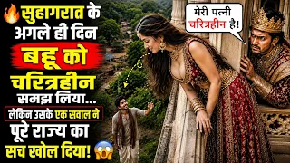सुहागरात के अगले ही दिन बहू को चरित्रहीन समझ लिया… लेकिन उसके एक सवाल ने पूरे राज्य का सच खोल दिया!😱