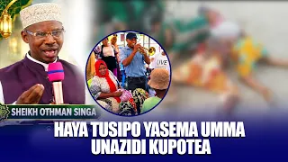 RAHA YA KIJORA KIVALIWE BILA NGUO YA NDANI"HAYA LAZIMA TUSEME"HAKUNA MKUBWA ZAIDI YA QUR'AN