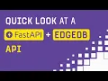 FastAPI EdgeDB for a type-safe Python API
