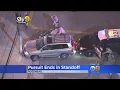 Chase Of Stolen Car Suspect In Riverside Ends With Standoff In Rosemead