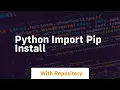 python import pip install