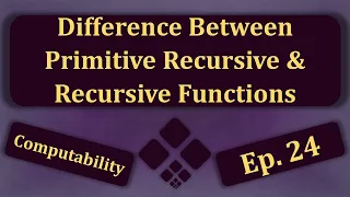 Primitive Recursive vs Recursive Functions