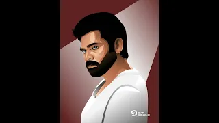 Python Turtle Graphics - 17 Pawan Kalyan Art by Code