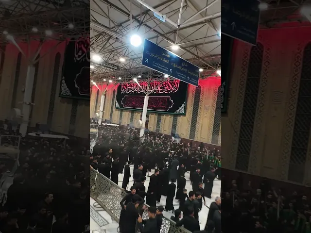 ⁣مواكب العزاء الحسيني تقدّم مواساتها في شهر الأحزان جوار مرقد المولى أمير المؤمنين (عليه السلام)