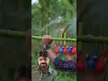 Lagu creative bamboo Creations and colourful balloone slingshots #bambam #diy #slingshots #shortsfeed